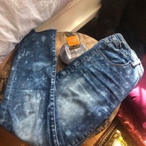 ACID SPLATTER WASH AE HIGH RISE JEANS